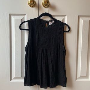 Black High Neck Blouse